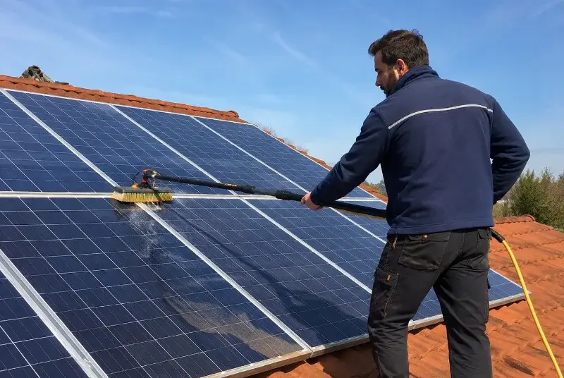 Nettoyage et entretien de panneaux solaires à Cubjac-Auvézère-Val d'Ans